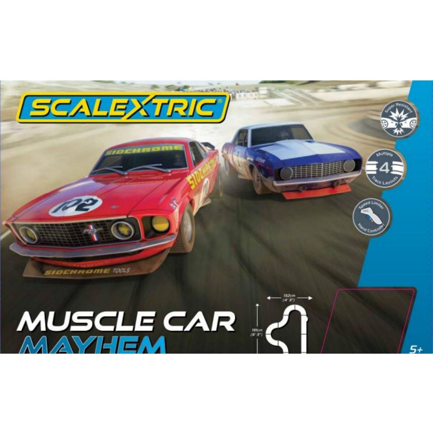 SCALEXTRIC Muscle Car Mayhem