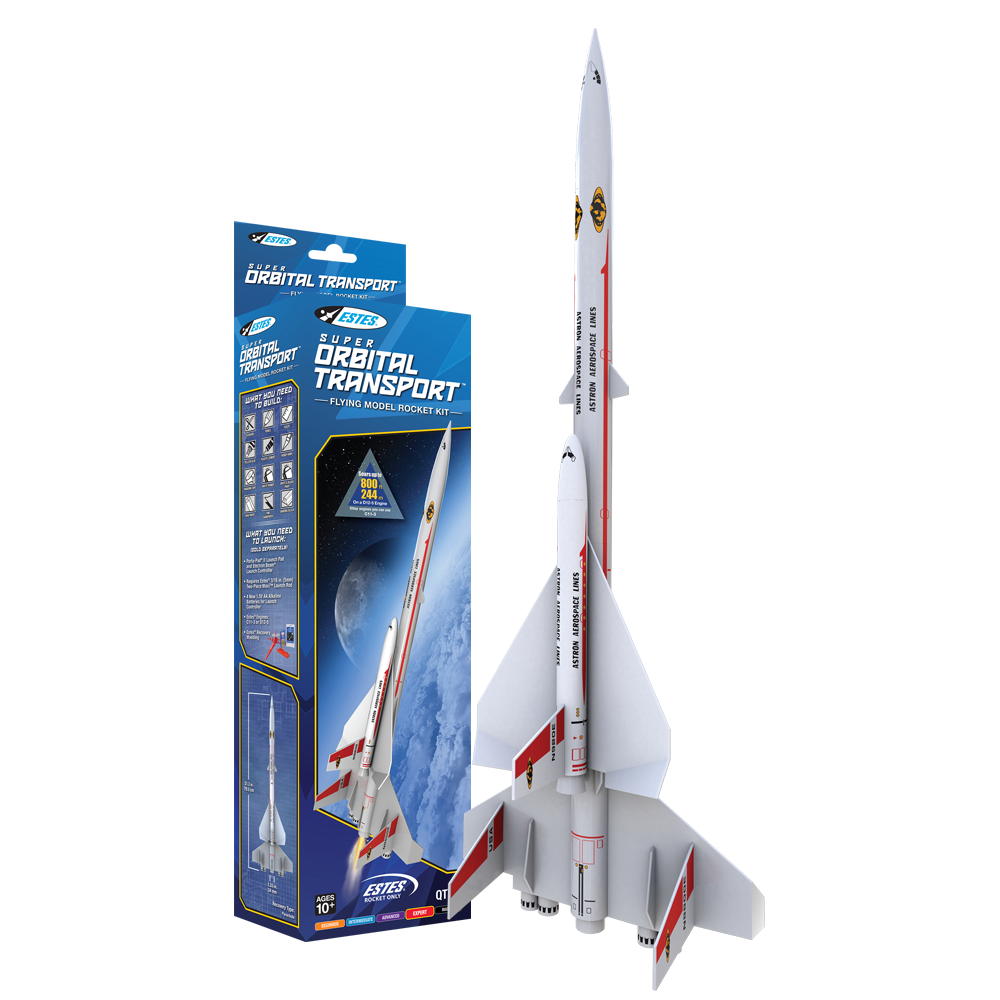 ESTES Super Orbital Transport Model Rocket Kit