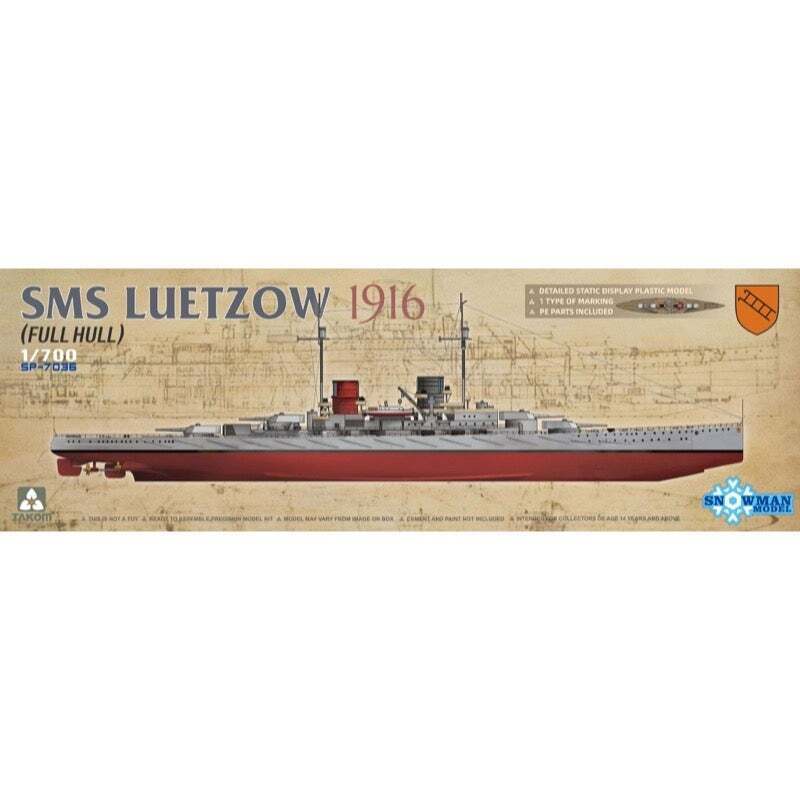 TAKOM 1/700 SMS Luetzow 1916 (Full Hull) (Snowman)