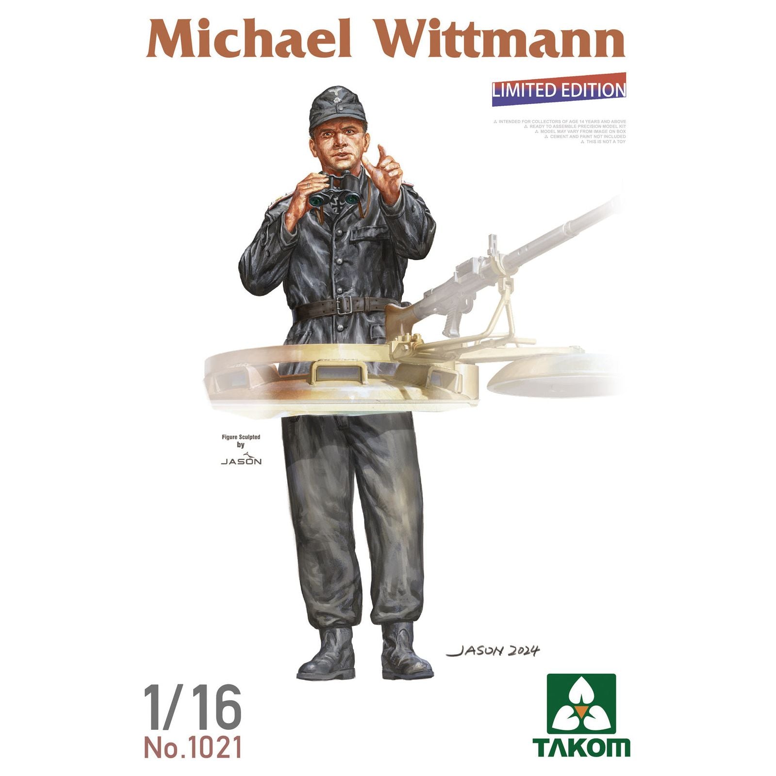 Takom 1/16 Michael Wittman (Limited Edition) Plastic Model Kit