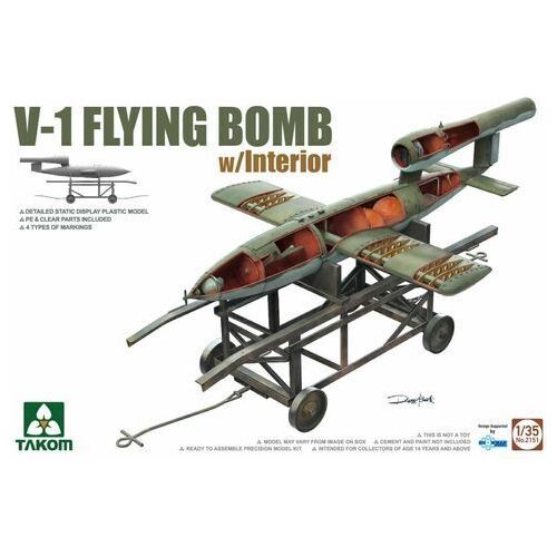 TAKOM 1/35 V-1 Flying Bomb w/ Interior Plastic Model Kit [2151]