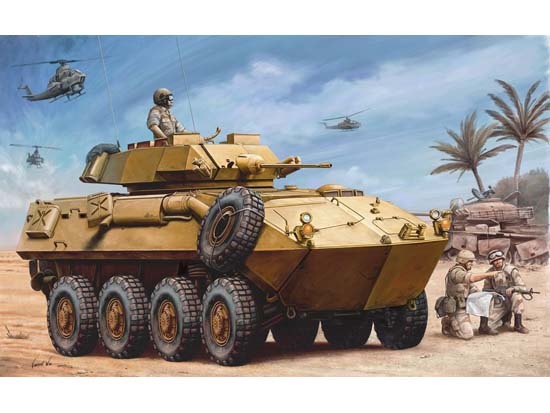 Trumpeter 1/35 USMC LAV-25 PIRANHA Plastic Model Kit [00349]