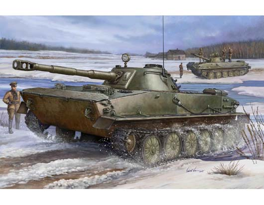 Trumpeter 1/35 Russian PT-76 Light Amphibious Tank