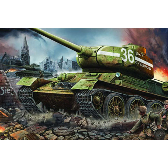 Trumpeter 1/16 T-34/85 model 1944 Fty.183 Plastic Model Kit [00902]