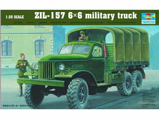 Trumpeter 1/35 Soviet ZIL-157 6Ã—6 Military Truck