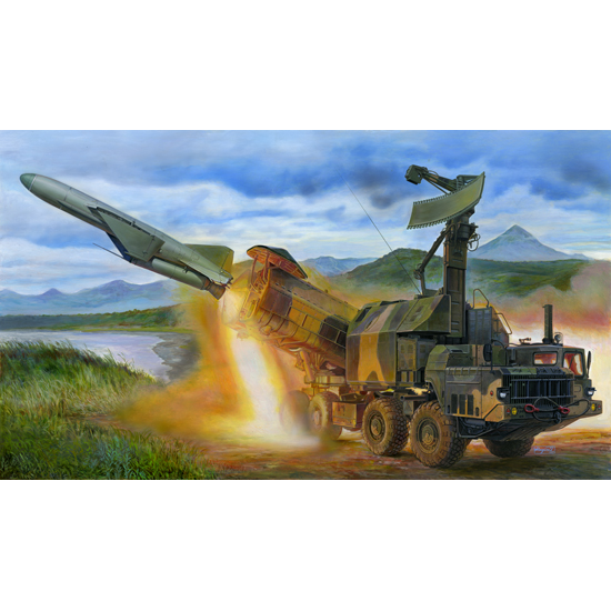 Trumpeter 1/35 Russian 4K51 Rubezh Coastal ASM with P-15