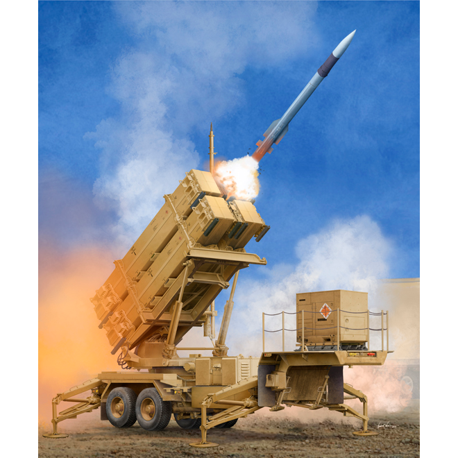 Trumpeter 1/35 US M901 Launching Station w/MIM-104F Patriot SAM System (PAC-3)