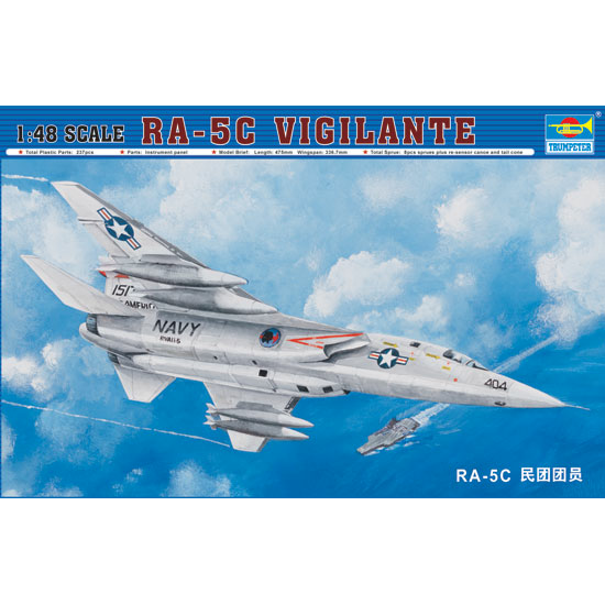 Trumpeter 1/48 RA-5C Vigilante Plastic Model Kit [02809]