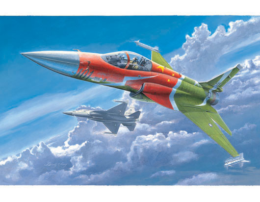 Trumpeter 1/48 PLAAF FC-1 Fierce Dragon (Pakistani JF-17 Thunder)