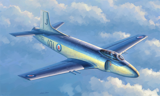 Trumpeter 1/48 Supermarine Attacker F.1 Fighter