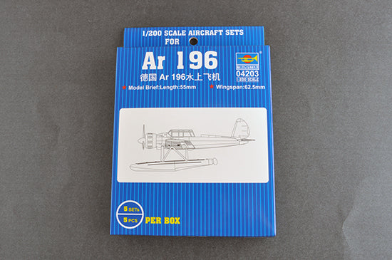 Trumpeter 1/200 AR196 Plastic Model Kit