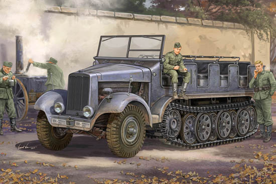 Trumpeter 1/35 German Sd.Kfz.6 Halbkettenzugmaschine Pionierausfu