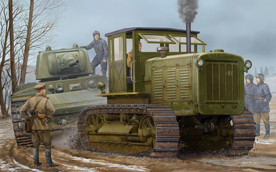 Trumpeter 1/35 Russian ChTZ S-65 Tractor with Cab1