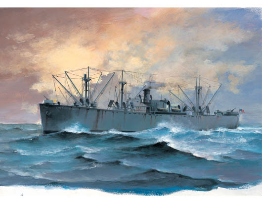 Trumpeter 1/700 SS Jeremiah Oâ€™Brien Liberty Ship