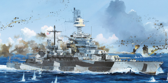 Trumpeter 1/700 USS Colorado BB-45 1944