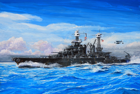 Trumpeter 1/700 USS Maryland BB-46 1941