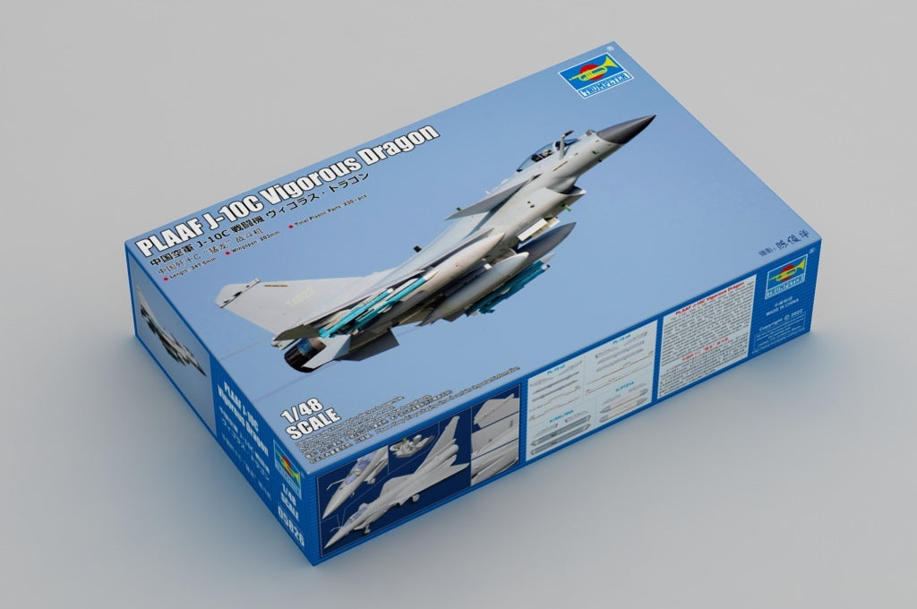 Trumpeter 1/48 PLAAF J-10C Vigorous Dragon Plastic Model Kit [05826]