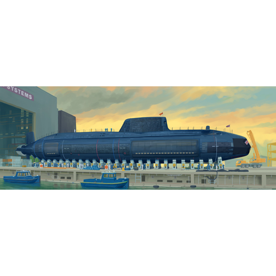 Trumpeter 1/144 HMS Astute Plastic Model Kit [05909]