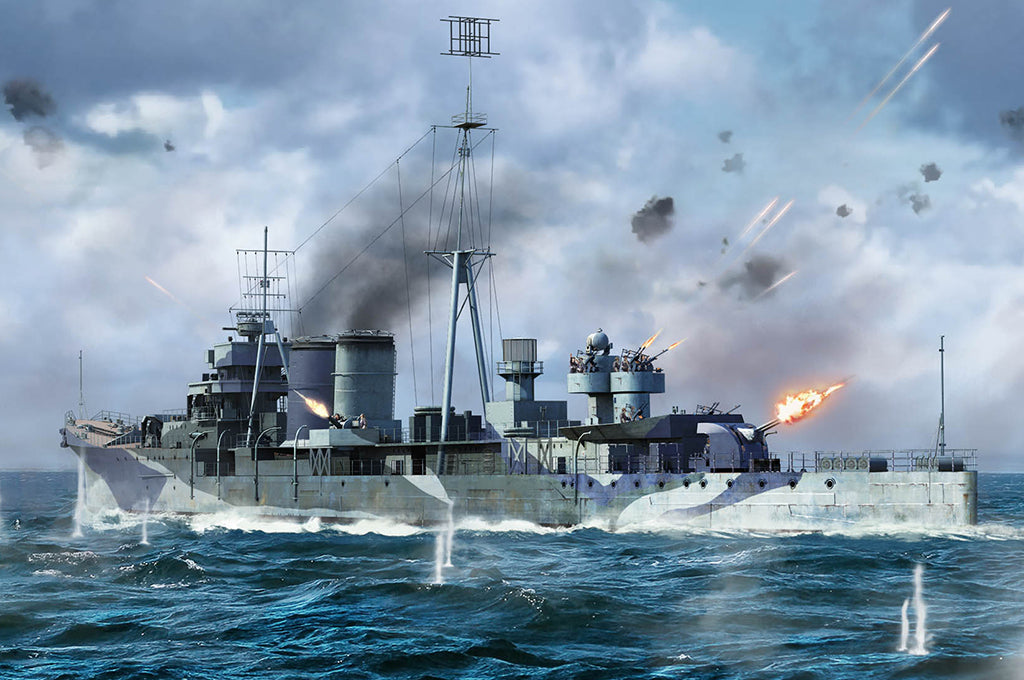 Trumpeter 1/700 HMS Colombo Plastic Model Kit