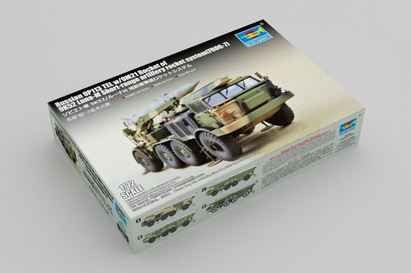 Trumpeter 1/72 Russian 9P113 TEL w/9M21 Rocket of 9K52 Luna-M SSM (FROG-7) Plastic Model Kit [07179]