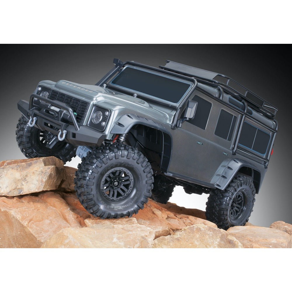 TRAXXAS TRX-4 1/10 Scale & Trail Crawler Land Rover Defender - Black