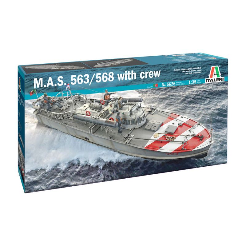 ITALERI 1/35 M.A.S. 563/568 with Crew