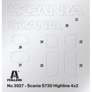 ITALERI 1/24 Scania S730 Highline 4x2