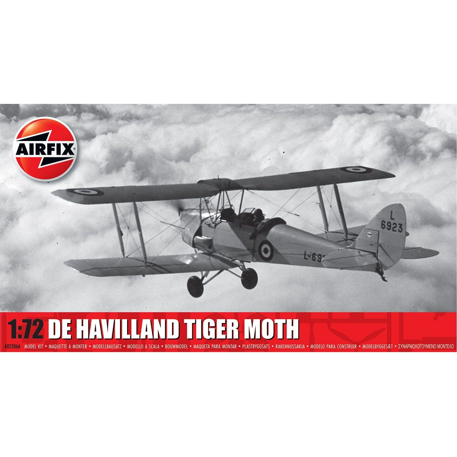 AIRFIX 1/72 De Havilland Tiger Moth