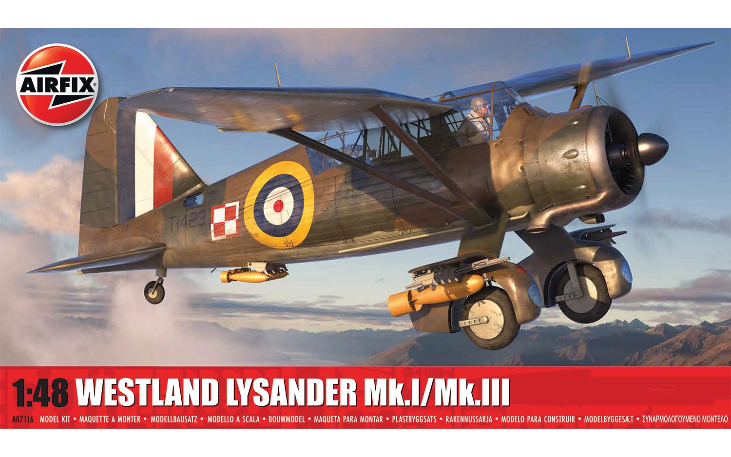 AIRFIX Westland Lysander Mk.I/Mk.III New Tool