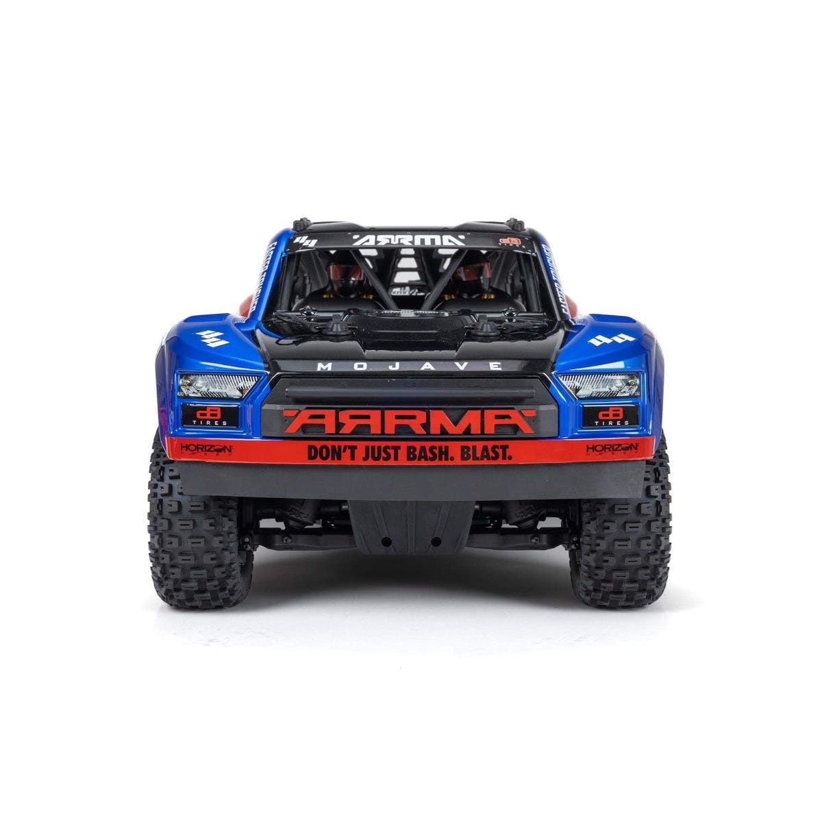 ARRMA Mojave 4X4 BLX 4S Desert Truck RTR, Blue/Red