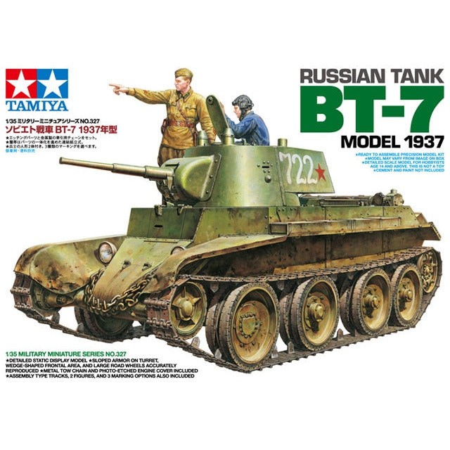 TAMIYA 1/35 Russian Tank BT-7 1937