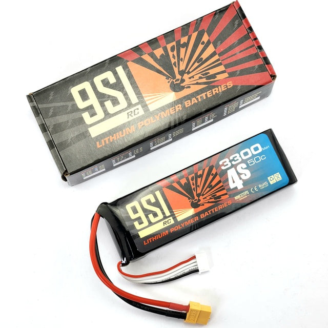 NINESTEPS 3300mAh 14.8V  50C 4 Cell LiPo Battery Soft Case (XT60 Plug)