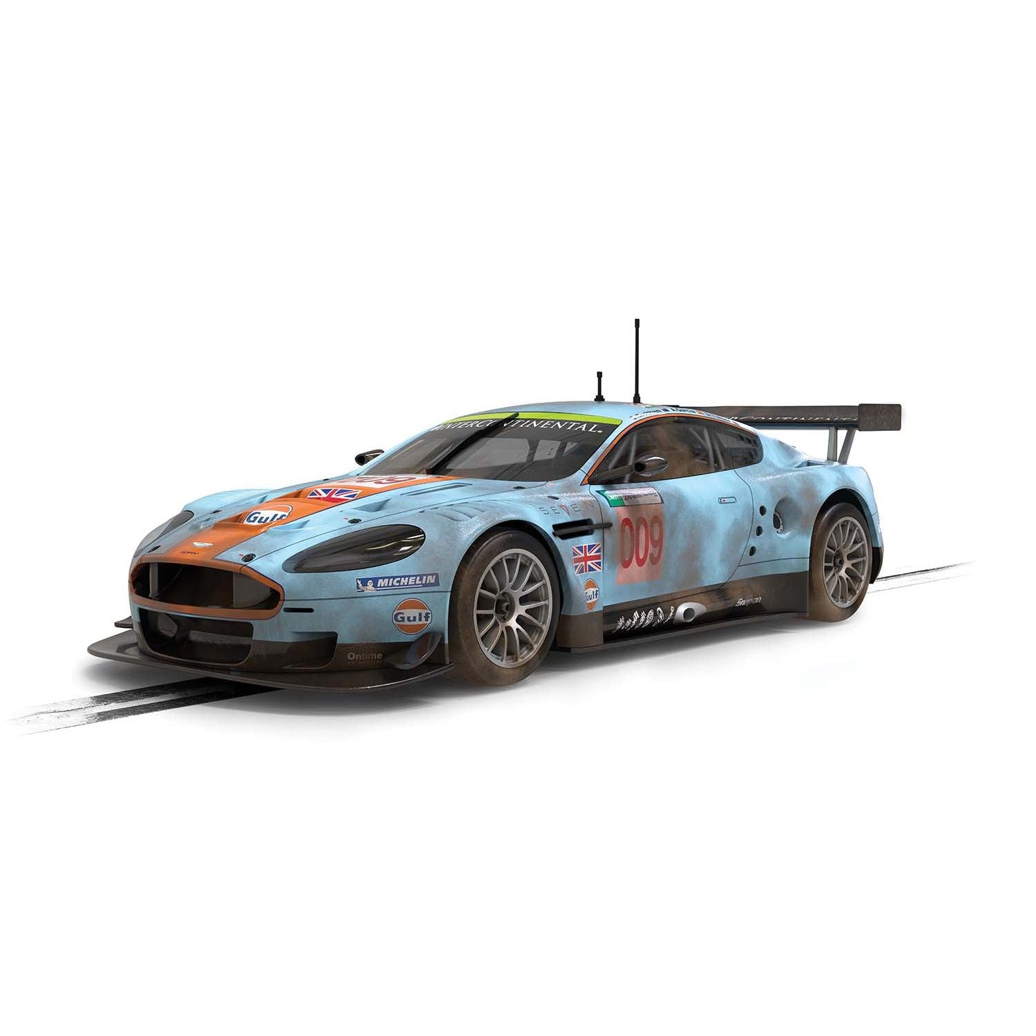 SCALEXTRIC Aston Martin DBR9 - Gulf Edition - ROFGO 'Dirty Girl'