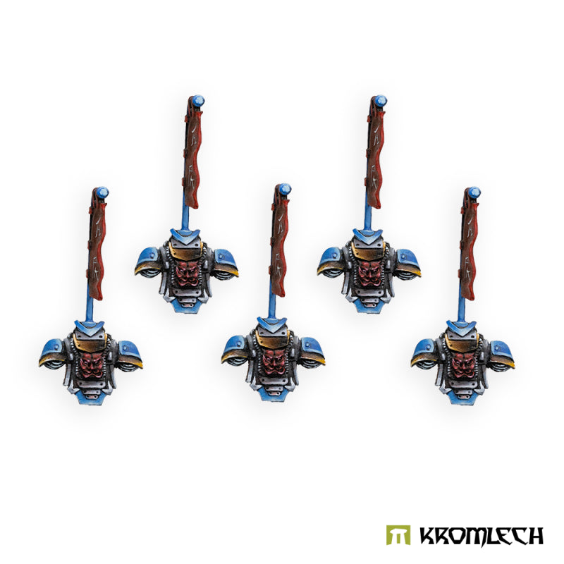 KROMLECH Cyber Samurai Backpacks with Banners (5)