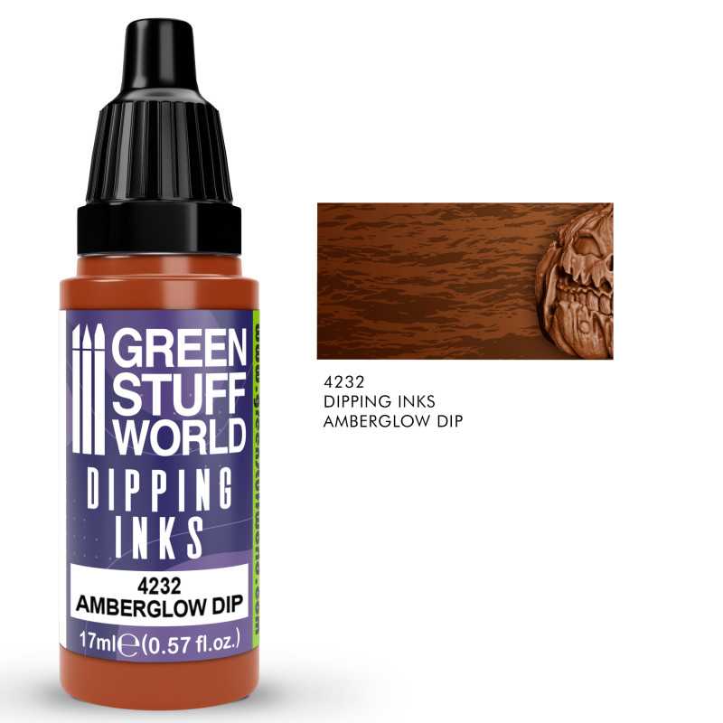 GREEN STUFF WORLD Dipping ink 17 ml - Amberglow Dip