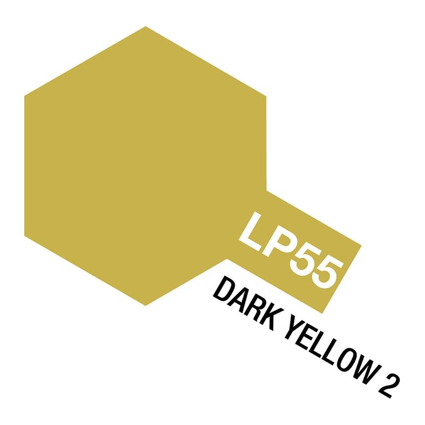 TAMIYA LP-55 Dark Yellow 2 Lacquer Paint 10ml