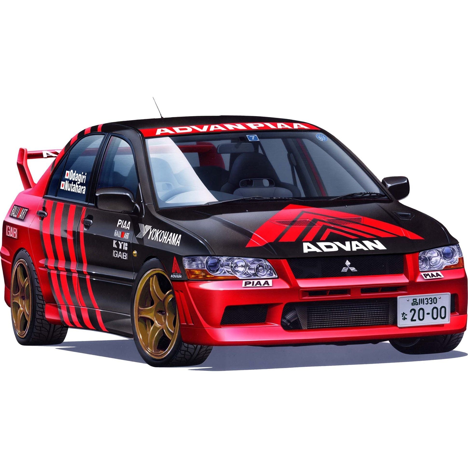 FUJIMI 1/24 Advan-Piaa Mitsubishi Lancer Evolution VII [ID-307] Plastic Model Kit