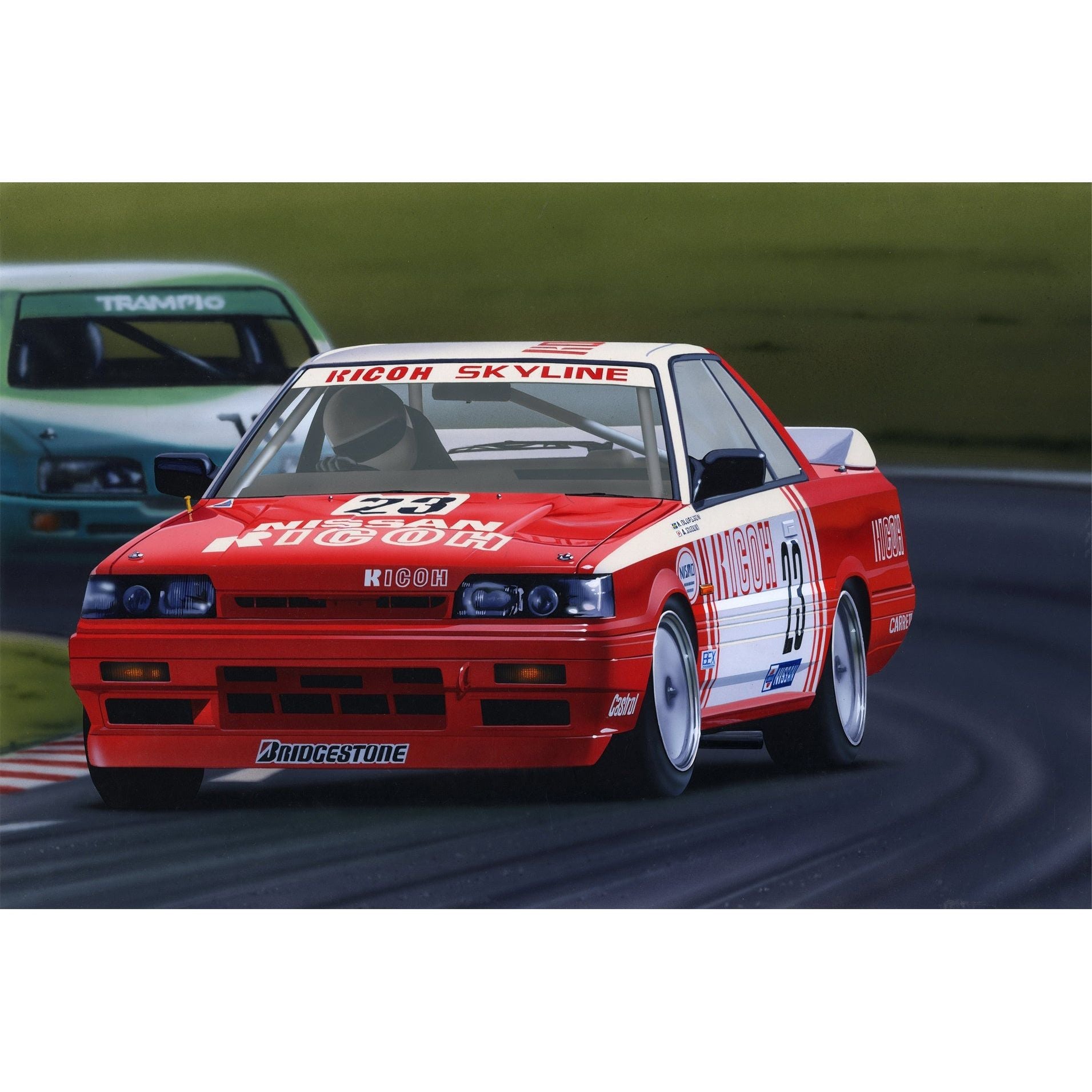 FUJIMI 1/24 RICOH NISSAN SKYLINE GTS-R (R31 Gr.A 1988) [ID-313] Plastic Model Kit