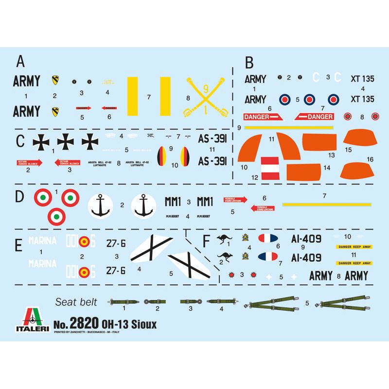 ITALERI 1/48 Bell OH-13 Sioux Korean War