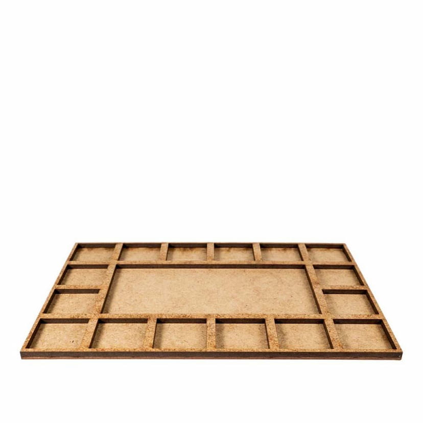 KROMLECH Heavy Infantry 6x4 Square Base Converter Tray (1)