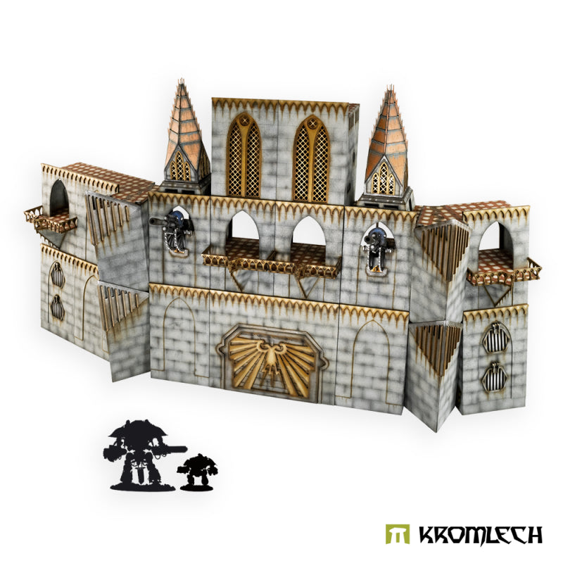 KROMLECH Imperial Fortress Wall Siege Set (21)