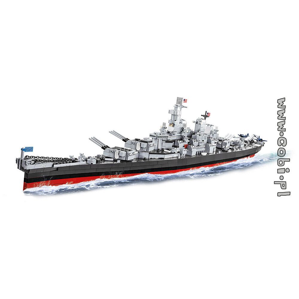 COBI World War II - Iowa-Class Battleship 4 in 1 (2685 Pieces)