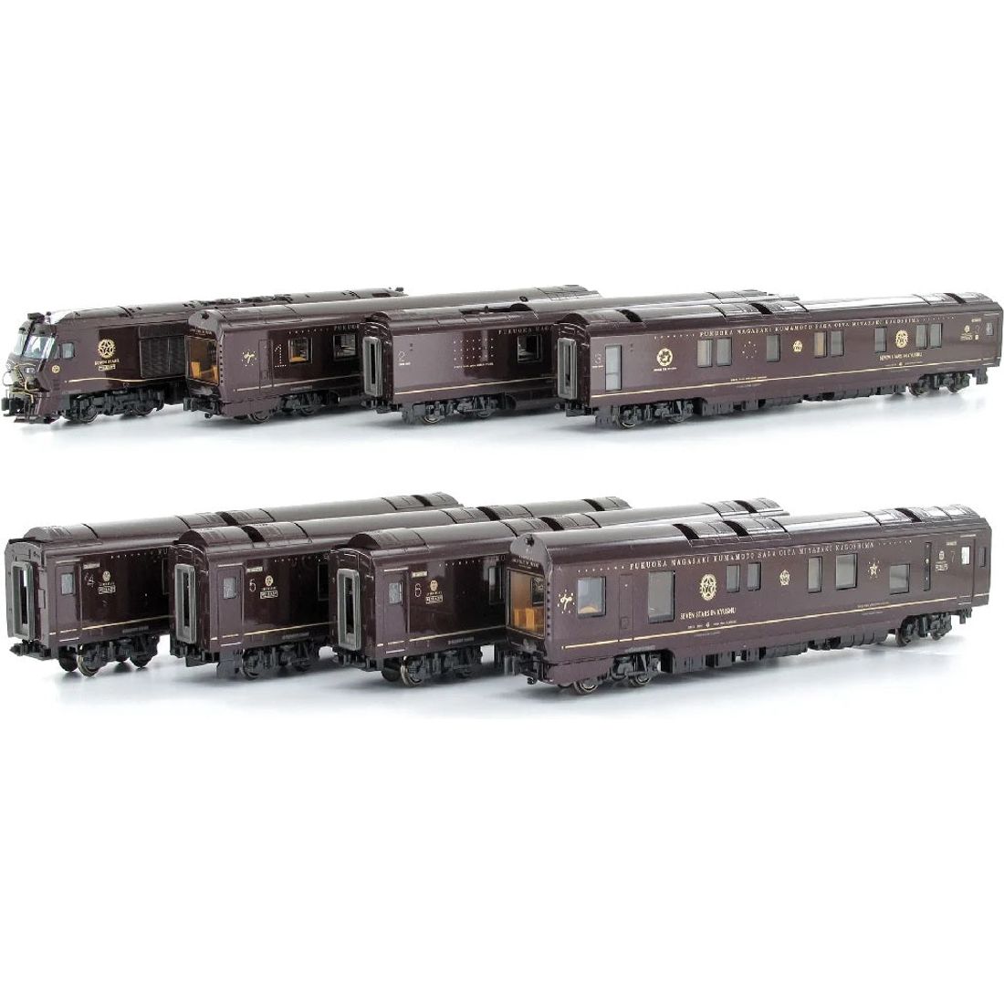 KATO Cruise Train 'Seven Stars in Kyushu' 8 Cars Set (N scale)