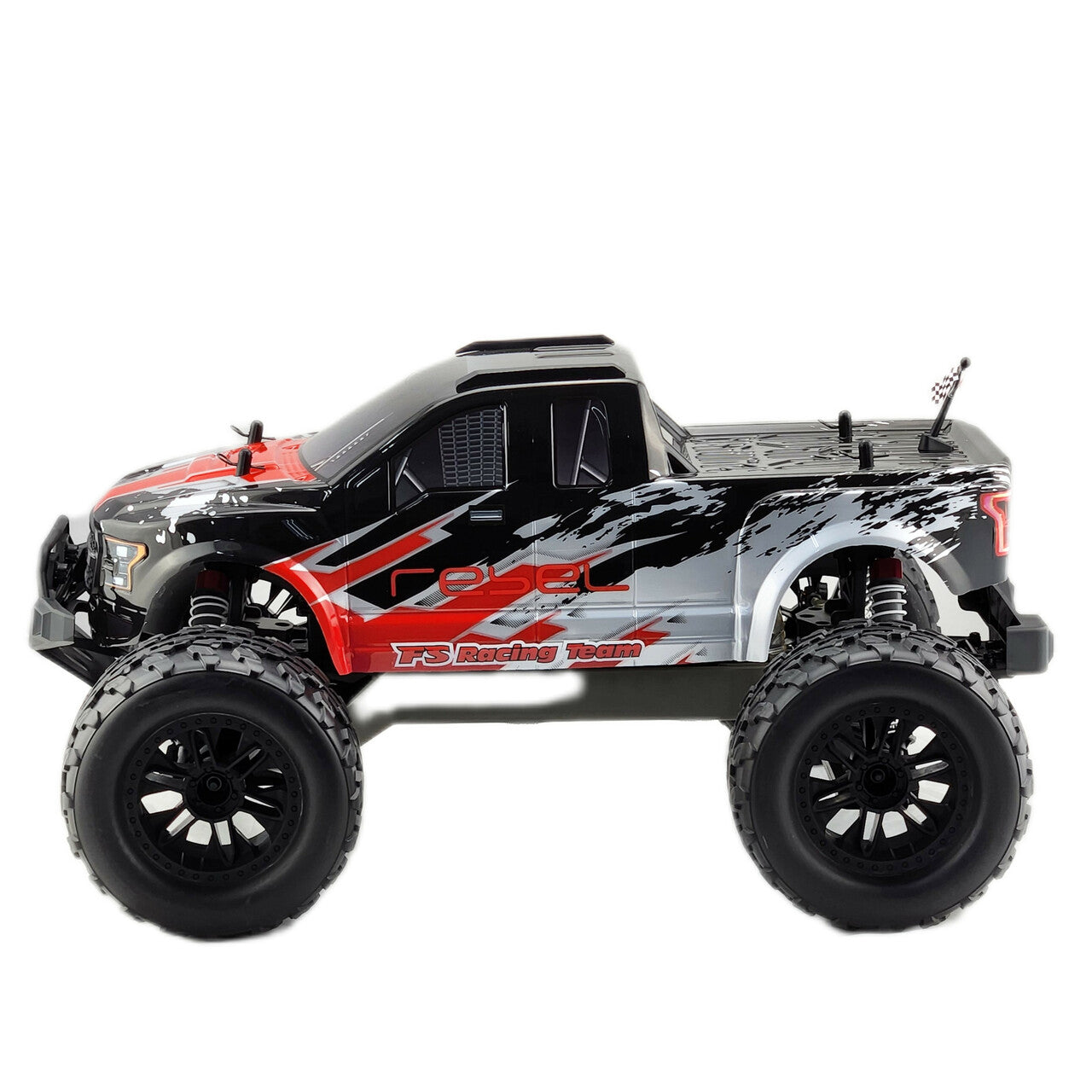 FS RACING Rebel Monster Truck 4x4 Brushed RTR 1/10 Red