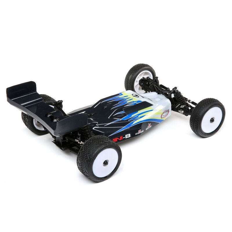 LOSI Mini-B 1/16 2wd Buggy RTR, Black, LOS01016T2