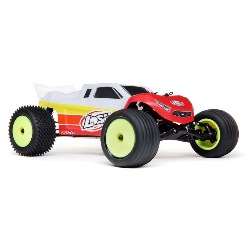 LOSI Mini T 2.0 Brushless RTR 1/18 2wd Stadium Truck, Red