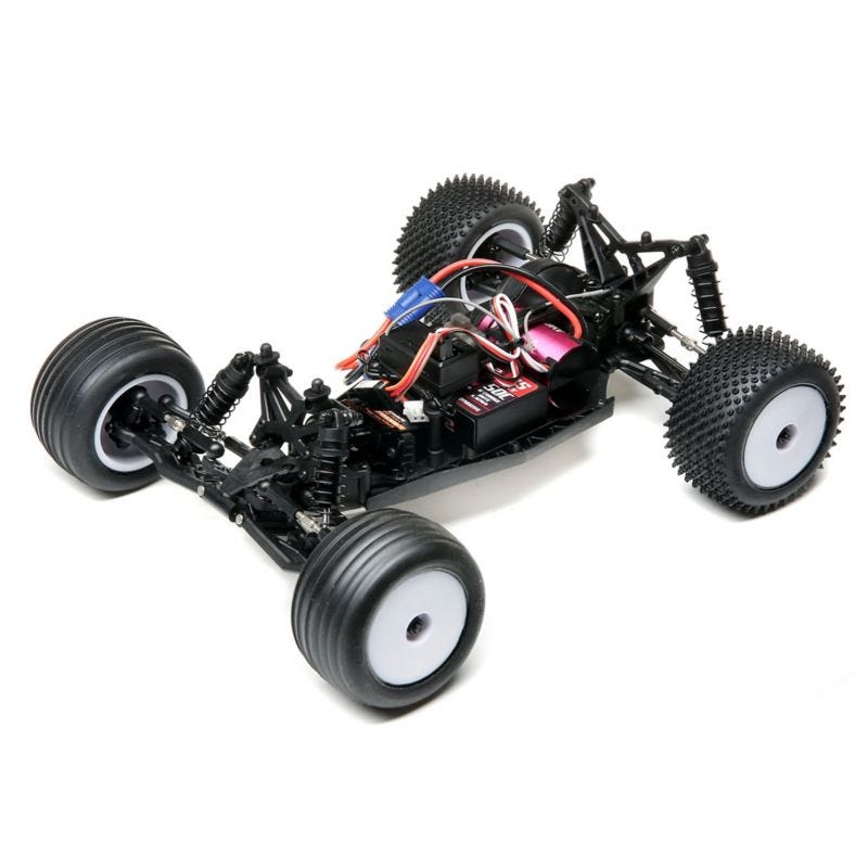 LOSI Mini T 2.0 Brushless RTR 1/18 2wd Stadium Truck, Red