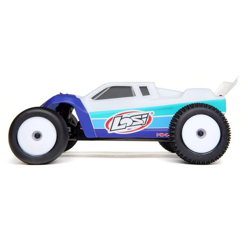 Losi Mini T 2.0 Brushless RTR 1/18 2wd Stadium Truck, Blue, LOS01019T2