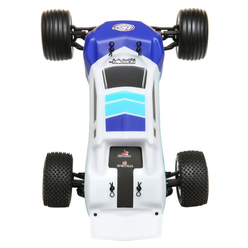 Losi Mini T 2.0 Brushless RTR 1/18 2wd Stadium Truck, Blue, LOS01019T2