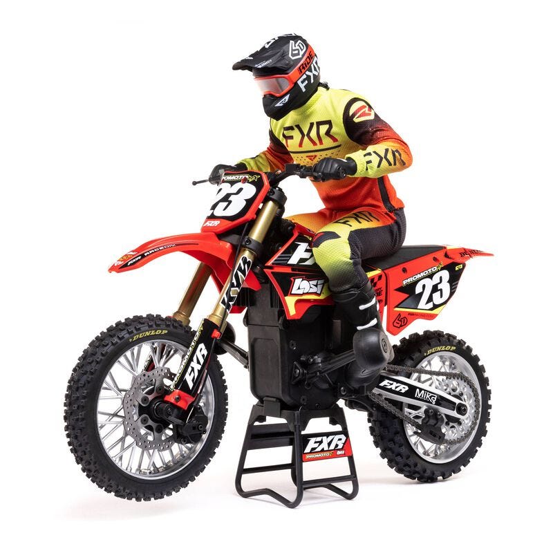 LOSI Promoto-MX 1/4 Motorcycle RTR, FXR Scheme, LOS06000T1